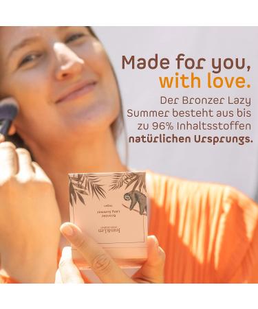 Jean & Len Bronzer Lazy Summer - Vegan Shimmering Bronzer Powder for Gentle Tan & Contouring - Paraben & Silicone Free - 8g - Buy Online on SooperMarket.com