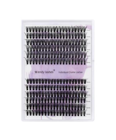 Buy Individual Eyelashes 240 PCs - C Curl Mix 12-16mm DIY Cluster Eyelash Extensions | Perfect for At-Home Use - Buy Online on SooperMarket.com