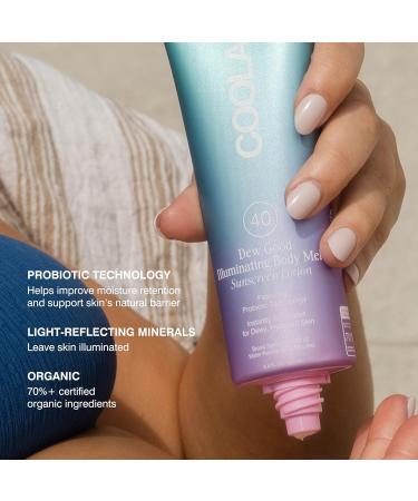 COOLA Organic Dew Good Illuminating Probiotic Serum SPF 30 | Natural Sunscreen with BlueScreen Technology for Glowing Skin - Buy Online on SooperMarket.com