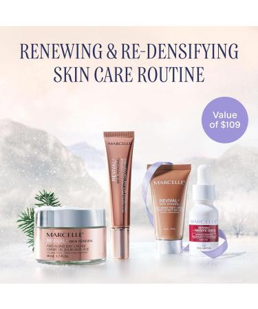Marcelle Revival+ Skin Renewal Holiday Gift Set Renewing & Redensifying Anti-Aging Skin Care Routine for All Skin Types 45+ Hypoallergenic Fragrance-Free Paraben-Free Cruelty-Free - Buy Online on SooperMarket.com