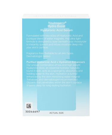 Neutrogena Hydro Boost Hyaluronic Acid Serum - Fragrance Free (1.0 fl oz  30 ml) | Hydrate & Plump Skin - Buy Online on SooperMarket.com