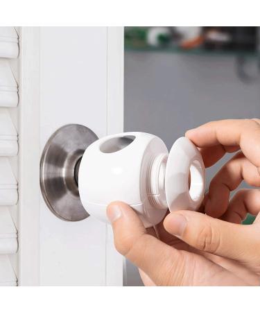 New & Improved - Door knob Baby Safety Cover - 5 Pack - Deter Little Kids from Opening Doors with A Child Proof Door Handle Lock - Driddle - Buy Online on SooperMarket.com