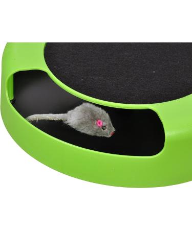 Tech Traders Cat Kitten Catch the Mouse Plush Moving Toy Scratching Claw Care Mat Play Toy - Buy Online on SooperMarket.com