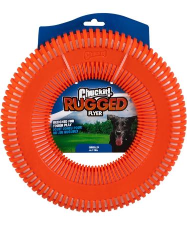 Chuckit! Rugged Flyer Dog Toy - Durable Frisbee for Throw, Fetch, and Tug of War - Buy Online on SooperMarket.com