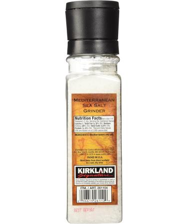 Kirkland Signature Mediterranean Sea Salt Grinder 13 oz (368.5 g) - Buy Online on SooperMarket.com