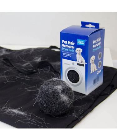Reusable Pet Hair Remover - Foam Dryer Balls for Dog & Cat Hair - Lint Remover Pack of 6 - Clean Clothes & Laundry - Buy Online on SooperMarket.com