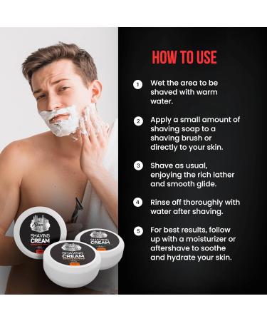 Buy The Shave Factory Shaving Cream for Men - Made in Italy All Skin Types Cloves & Black Pepper - 125ml (4.22 Fl. Oz) - International Shipping - Buy Online on SooperMarket.com