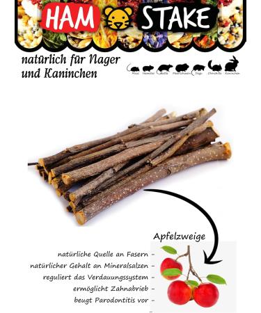 Buy 200g Apple Tree Branches for Rabbits - Fresh & Natural Chews | International Shipping Available - Buy Online on SooperMarket.com