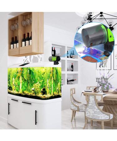 KINOEE Automatic Fish Feeder - Digital Auto Fish Feeder Aquarium Tank Timer Feeder Vacation & Weekend 2 Fish Food Dispenser - Buy Online on SooperMarket.com