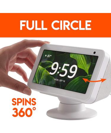 Amazon Echo Show 5 White Tilt & Swivel Stand - Enhanced Viewing Experience - Buy Online on SooperMarket.com