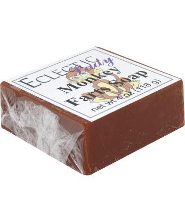 Monkey Farts Glycerin Soap - Eclectic Lady 4 oz Bar | Handmade Moisturizing Vegan | International Shipping Available - Buy Online on SooperMarket.com