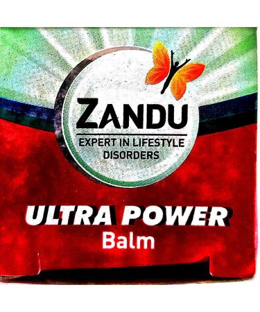 Zandu Ultra Power Balm 8ml - Pack of 20 | Fast-acting Pain Relief - Buy Online on SooperMarket.com