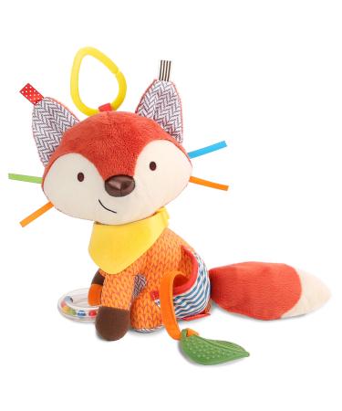 Skip Hop Bandana Buddies Baby Activity and Teething Toy with Multi-Sensory Rattle and Textures  Fox
