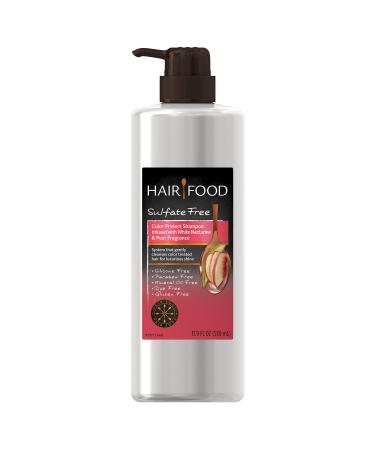 Hair Food Sulfate Free Color Protect Shampoo with White Nectarine & Pear Fragrance  17.9 Fluid Ounce