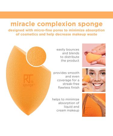 Real Techniques Everyday Essentials 6-Piece Makeup Brush Set with 2 Sponge Blenders - Multiuse Brushes for Eyeshadow, Foundation, Blush, Highlighter, and Concealer - Buy Online on SooperMarket.com
