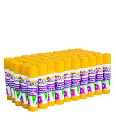 Colorations Washable Glue Sticks Premium Classroom Art Supplies Safe Easy-To-Spread Adhesive Preschool School Projects Crafts Scrapbook Glue White Glue Stick Dries Clear Bulk 50 Pack White Pack of 50 - Buy Online on SooperMarket.com