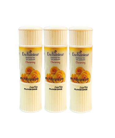 Enchanteur Charming Perfumed Powder 125g (Pack of 3) 1.47 Ounce (Pack of 3)