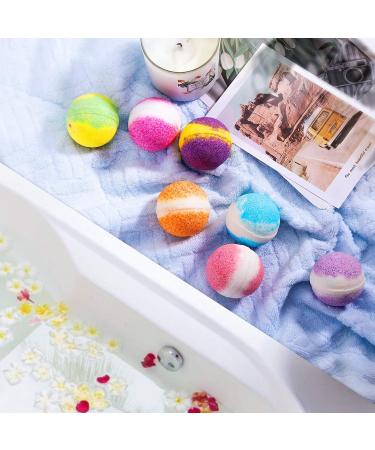 TTRWIN Bath Bombs Gift Set - 12 Organic & Natural Handcrafted Bubble Bath Bombs - Buy Online on SooperMarket.com