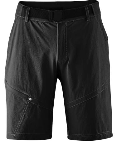 Gonso Men's Cycling Shorts Arico - Padded Short Cycling Shorts with Button-in Underpants Size S Black | Best International Shipping - Buy Online on SooperMarket.com