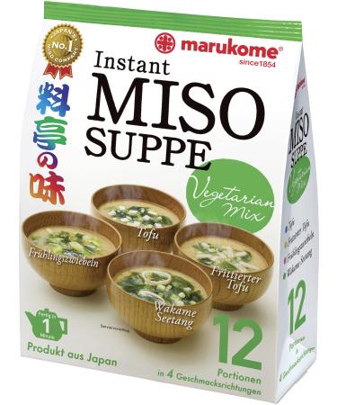 MARUKOME Miso soup paste vegetarian dark Ryotei No Aji - 1 x 224.55 g
