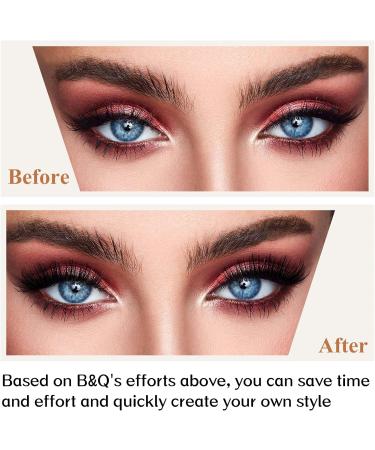 D Curl 12mm 72 Cluster Lashes | DIY Soft Wispy Eyelash Extensions B28 D-12mm - Buy Online on SooperMarket.com