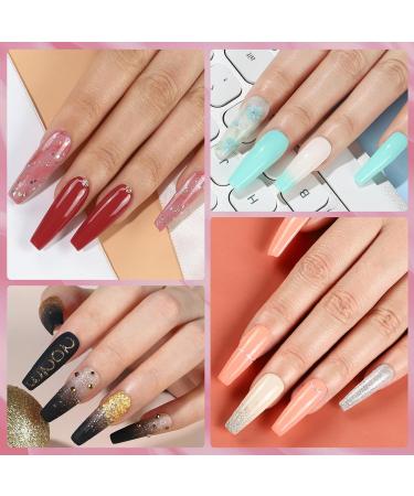 PEACECOLOR Gel Nail Kit 23Pcs Sets with 36W UV/LED Lamp - Professional Manicure Tools for Halloween Xmas - KAP0022 - Buy Online on SooperMarket.com