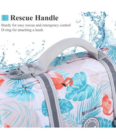 Vivaglory Ripstop Dog Rescue Vest for Small & Medium Dogs - Enhanced Buoyancy & Visibility Leaf Blue XL (78-96cm) - Buy Online on SooperMarket.com