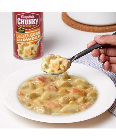 Campbell's Chunky Chicken Corn Chowder Soup 18.8oz Can - Pack of 1 - Buy Online on SooperMarket.com