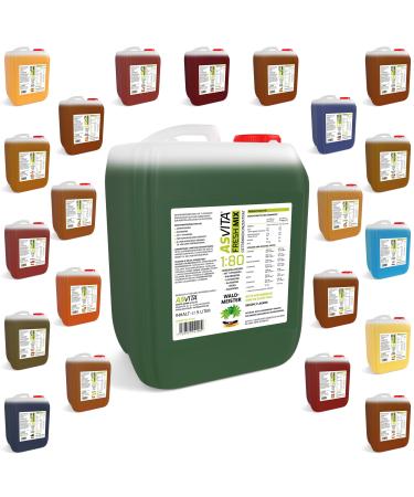 AsVita beverage concentrate Fresh Mix 1:80 | 5 litre canister - sugar-free beverage syrup - 22 delicious flavours (pineapple)