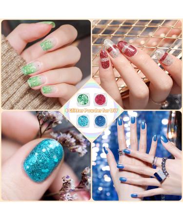 Poly Nail Gel Kit with 36W UV/LED Lamp - Ohuhu 12 Colors Professional Poly Gel Kit for Nail Extension - Rainbow Color DIY Nail Art - Great Gift for Girlfriend, Mother - Buy Online on SooperMarket.com