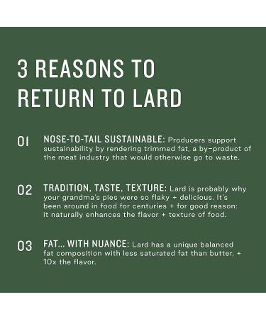 South Chicago Packing Traditional LARD Shortening 42oz - Specialty Baking & Cooking Fat - Buy Online on SooperMarket.com