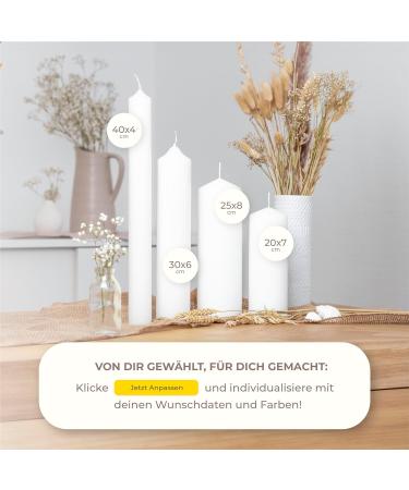 Personalized Amari Communion Candle - Custom Cross Design | 25cm Height | Perfect for Boys & Girls - Buy Online on SooperMarket.com