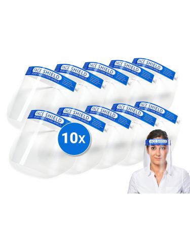 Face shield with anti-fog visor and comfortable padding - face shield face shield visor spit guard...