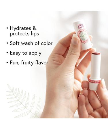 Honeybee Gardens Organic Vegan Gluten-Free Tinted Lip Balm - Nudie Patootie for Color & Nourishment - Buy Online on SooperMarket.com