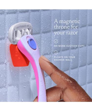 Billie Women's Shave Kit: Razor + 4 x 5-Blade Refills + Magnetic Holder - DreamPop - Buy Online on SooperMarket.com