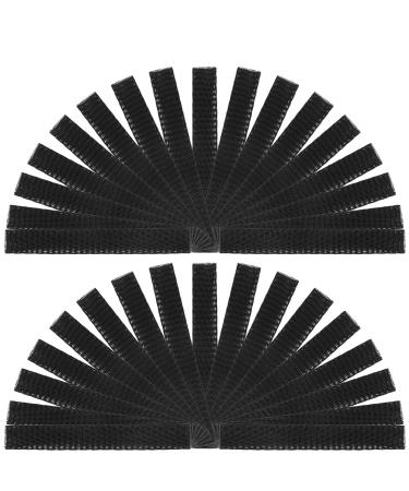 Frcolor 50pcs Makeup Brush Mesh Cover - Protective Net Sleeve Guards for Cosmetics (Black) | International Shipping - Buy Online on SooperMarket.com