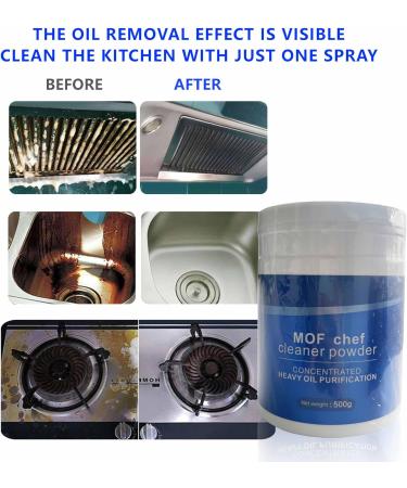 M.O.F-CHEF Heavy Duty Kitchen Cleaner | 500g Protective Degreaser & Multipurpose Powder for Tough Cleaning - Buy Online on SooperMarket.com