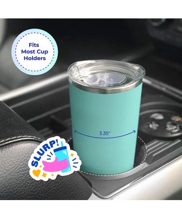 Best Sister Ever Insulated Stainless Steel Tumbler - Personalized Funny Mug for Coffee, Wine & Travel - Slide Close Lid & Straw - Mint/22 - Buy Online on SooperMarket.com
