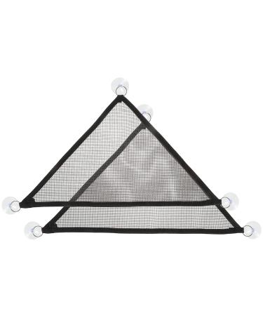 Firtink 2 Packs Mesh Reptile Hammocks Breathable Reptile Hammock Set Medium Reptile Lizards Snakes Hammock Lounger Ladder Accessories Net Hanging Bed Toys M 33x33x48 CM