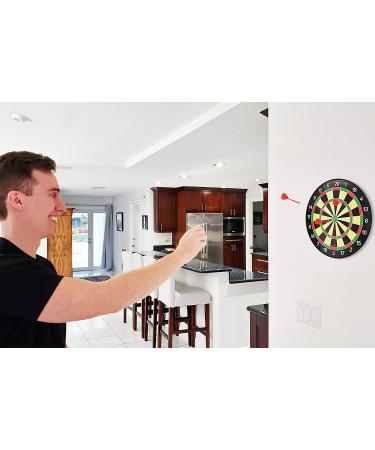 Magnetic Dart Board Game Set - Safe Indoor Outdoor Fun for Kids and Adults | 12pcs Magnetic Darts | Perfect Family Gift - Buy Online on SooperMarket.com