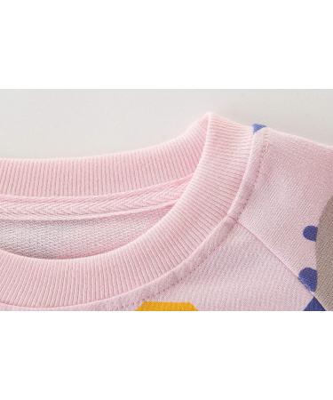 Girls Dinosaur Sweatshirt - Cotton Casual Jumper, Toddler Long Sleeve Pullover | Age 5-6 Years - Buy Online on SooperMarket.com