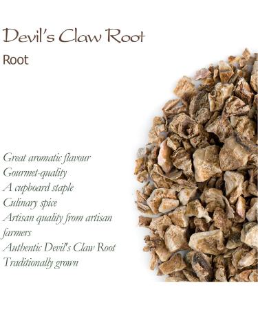 Organic Devil's Claw Root Tea 100g - Dried Herb for Devil's Claw Tea - Pack of 1 - Buy Online on SooperMarket.com