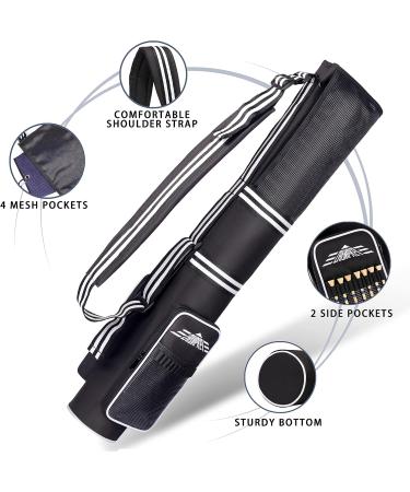 CHAMPKEY Professional Golf Sunday Bag - Lightweight Carry Bag for 3-9 Clubs - 6 Pockets & Adjustable Strap - Ideal for Golf Course & Travel - Black - Buy Online on SooperMarket.com