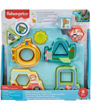Buy Fisher-Price Vehicle Puzzle - Interactive Form Sorting Toy with 40 Songs & Lights | Ages 9+ Months - International Shipping - Buy Online on SooperMarket.com