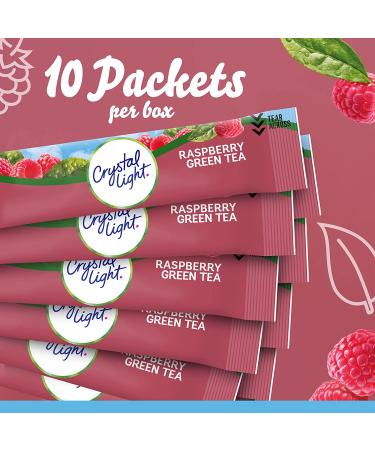 Crystal Light Sugar-Free Raspberry Green Tea Powdered Drink Mix - 120 Count, 10 Pack (Pack of 12) - On-The-Go Refreshment - Buy Online on SooperMarket.com