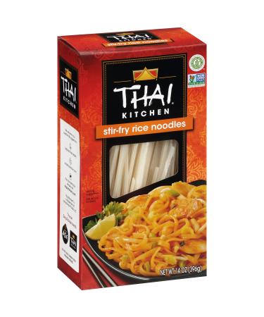 Thai Kitchen Gluten Free Stir Fry Rice Noodles, 14 oz (Pack of 6)