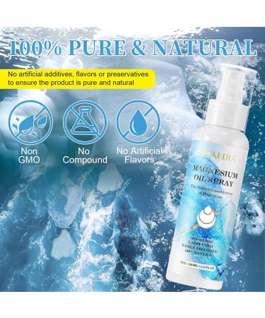 Magnesium Oil Spray Magnesium Oil for Feet Natural Magnesium Spray High Absorption and Pure 120ml - Buy Online on SooperMarket.com