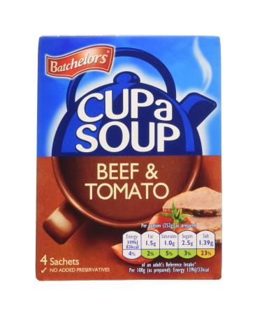 Batchelors Cup a Soup Beef and Tomato Instant Soup Sachet 88 g (Pack of 1)