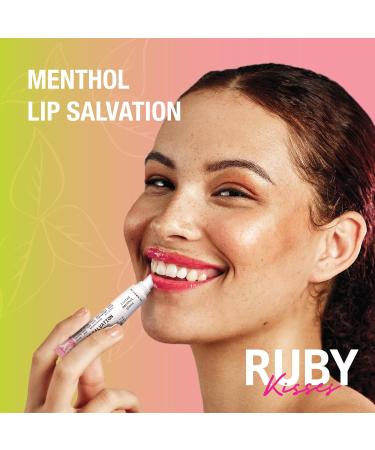 Ruby Kisses Salvation Lip Gloss - Lightweight Juicy Shine Menthol Infused Conditioning Treatment for Deep Hydration & Healing - Buy Online on SooperMarket.com