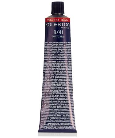 Wella Professionals Koleston Perfect 8/41 Hell Blond Red-Ash Hair Color - 60ml | Permanent Crema Formula for Radiant Results - Buy Online on SooperMarket.com